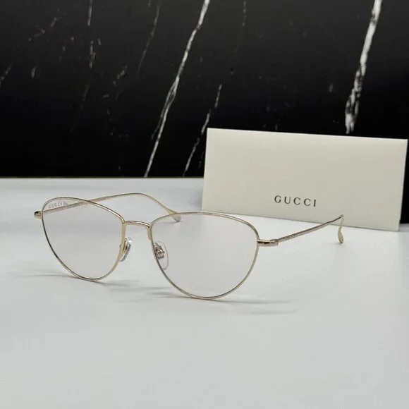 NEW GUCCI GG1185S 001 GUCCI GOLD WOMEN EYEWEAR TRANSITION LENSES EYEWEAR